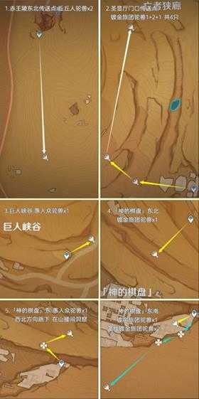 载货驼兽路线汇总，载货驼兽位置在哪？