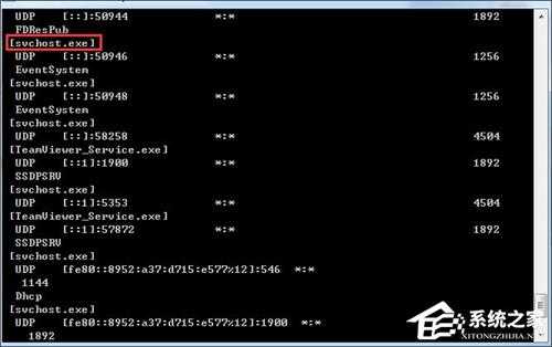 Win7怎么判断svchost.exe是不是可疑程序?
