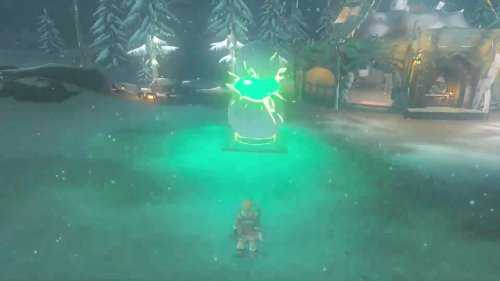 应景!欧任用《塞尔达传说:王国之泪》堆雪人