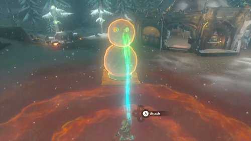 应景!欧任用《塞尔达传说:王国之泪》堆雪人