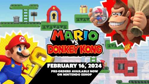 《马里奥VS咚奇刚》宣传片:咚奇刚闯入工厂强抢玩具