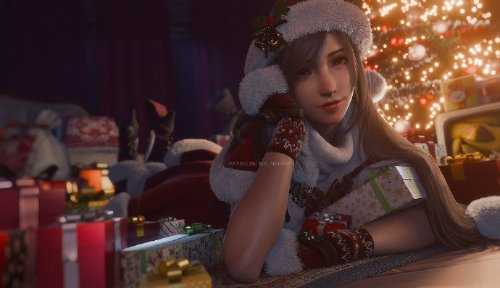 蒂法美如画!粉丝自制《最终幻想7:重制版》3D美图