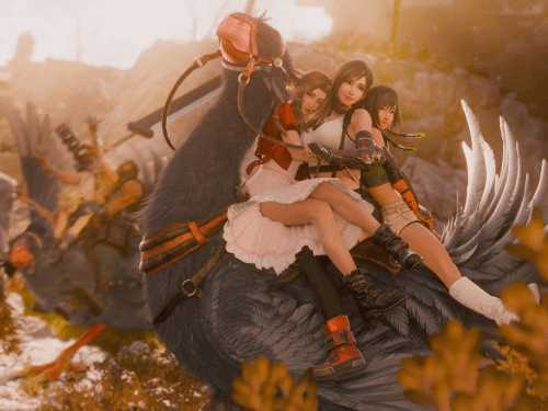 蒂法美如画!粉丝自制《最终幻想7:重制版》3D美图