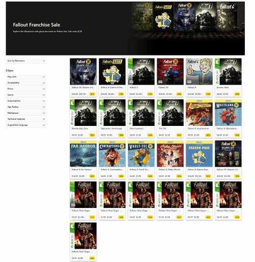 剧版《辐射》太火爆!Xbox开展部分《辐射》游戏促销活动