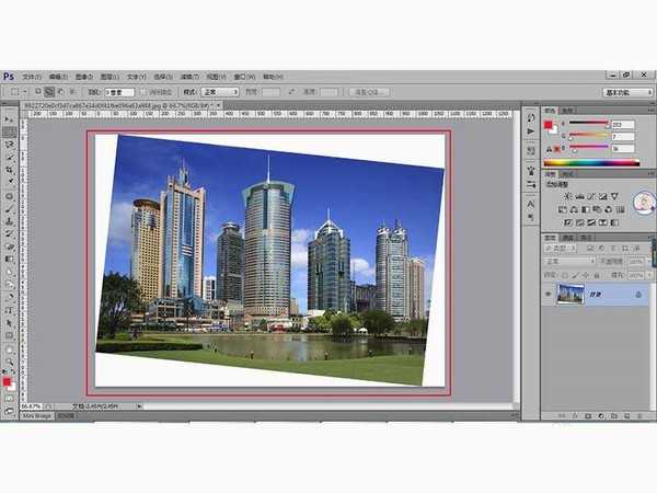 ps怎么校正倾斜照片?用ps快速矫正倾斜大楼照片的多种方法介绍